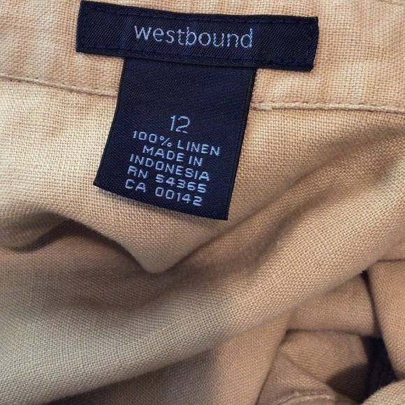 Westbound women’s 100% linen jacket beige size 12 - Picture 7 of 8